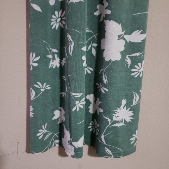 Vintage Cocos Casual Floral Midi Dress XS - Picture 3 of 7
